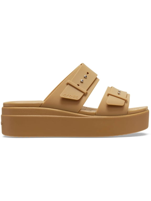 Women's Brooklyn Buckle Low Wedges Platform Sandals