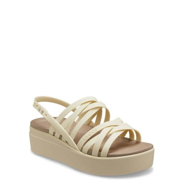 Crocs Women's Brooklyn Strappy Low Wedge Sandals