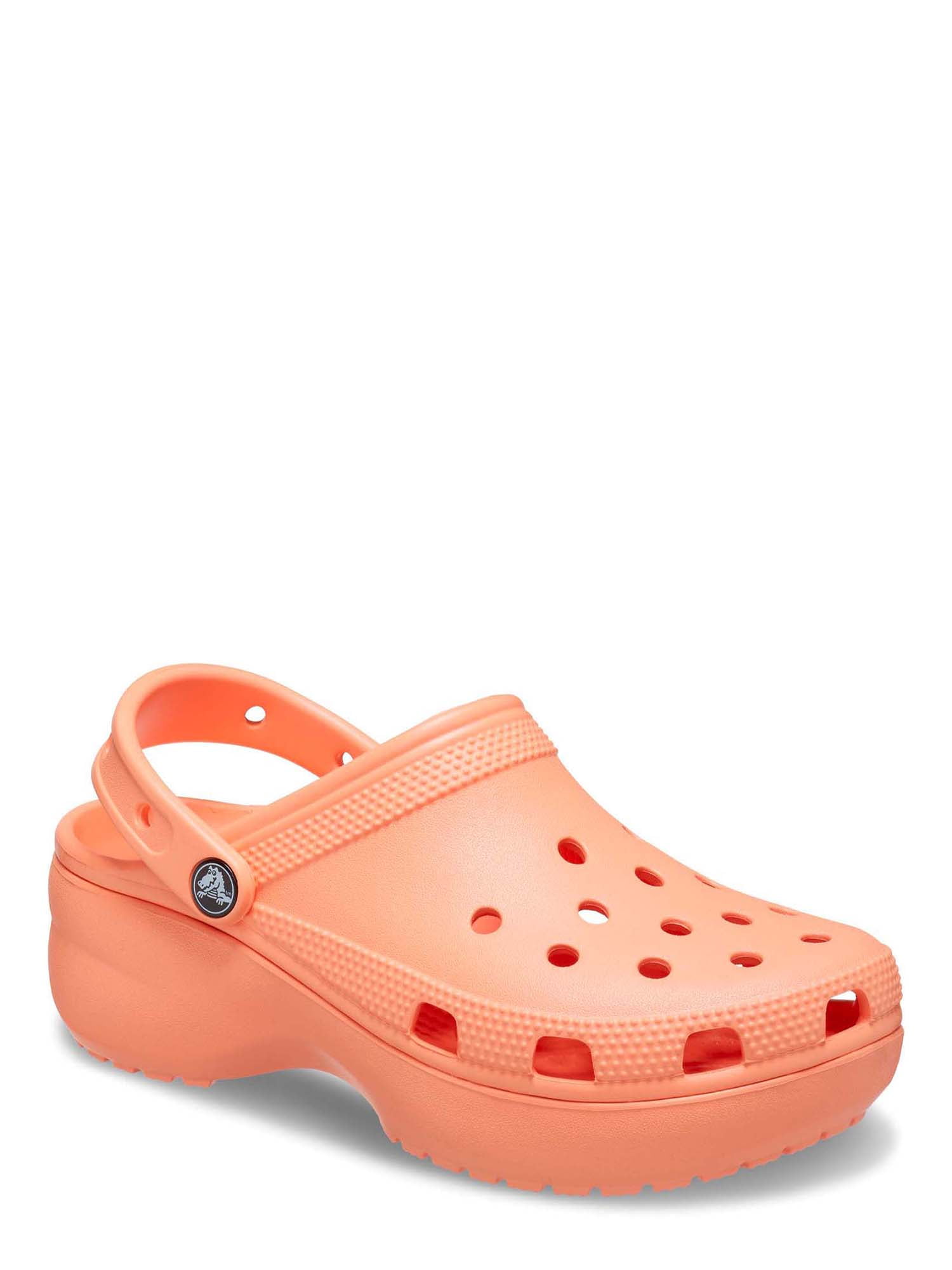 Custom Crocs Orange Bling Size 7 Women's