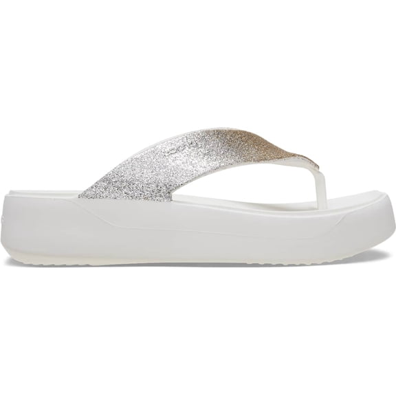 Crocs Women's Getaway Chunky Glitter Flip Flop Platform Sandals