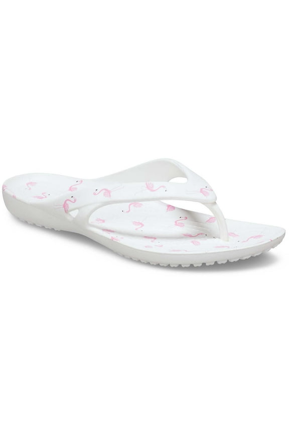 Women's Kadee Ii Graphic Flip Flops White/Flamingo