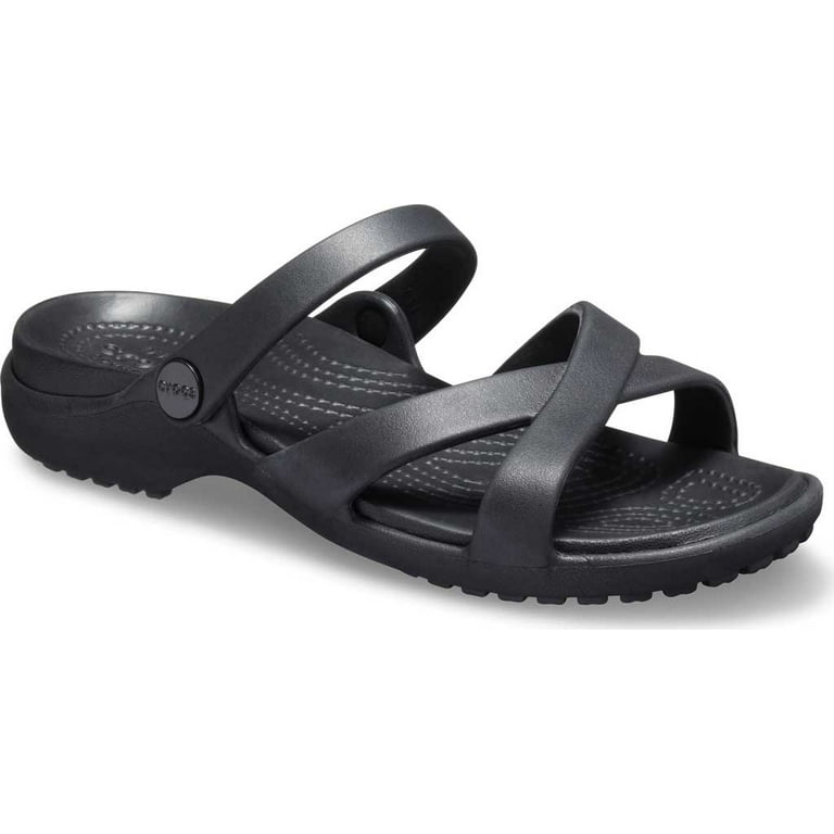 Crocs Sandalias Meleen Cross Band para Mujer | Sandalias para Mujer |  Zapatos de Agua