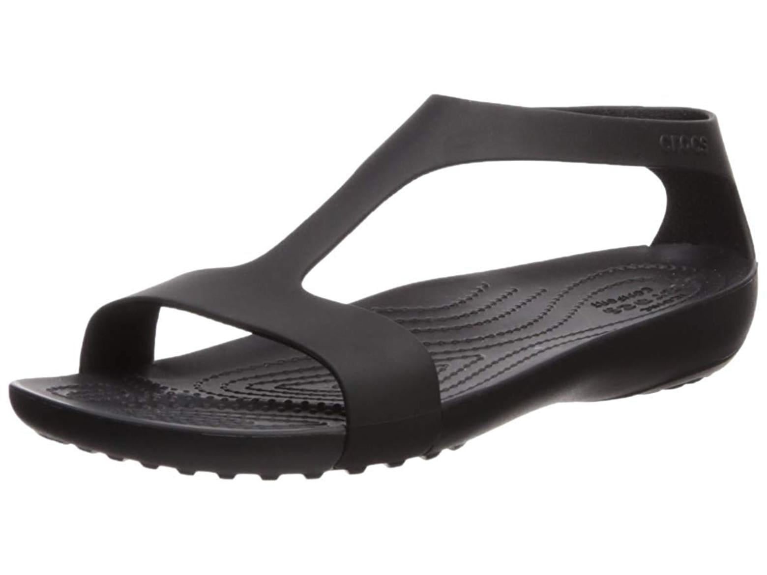 Crocs serena shop sandal black