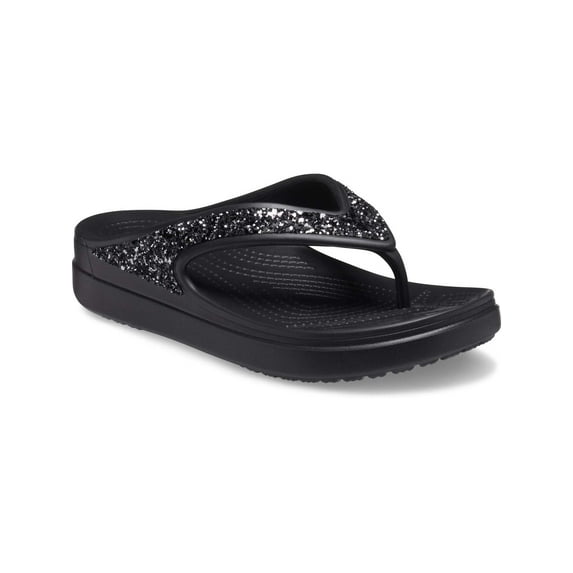 Crocs Women's Sloane Glitter Flip Sandal