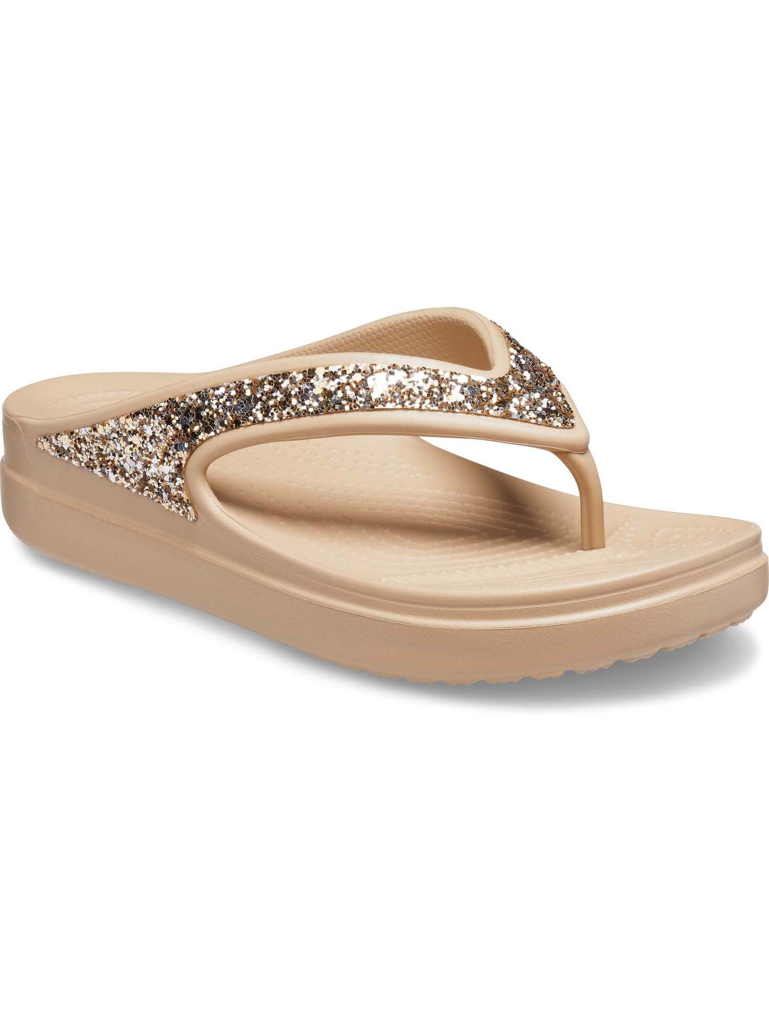 crocs sloane glitter グリッターサンダル 41 Crocs Women's Sloane Glitter Flip Sandal - Walmart.com
