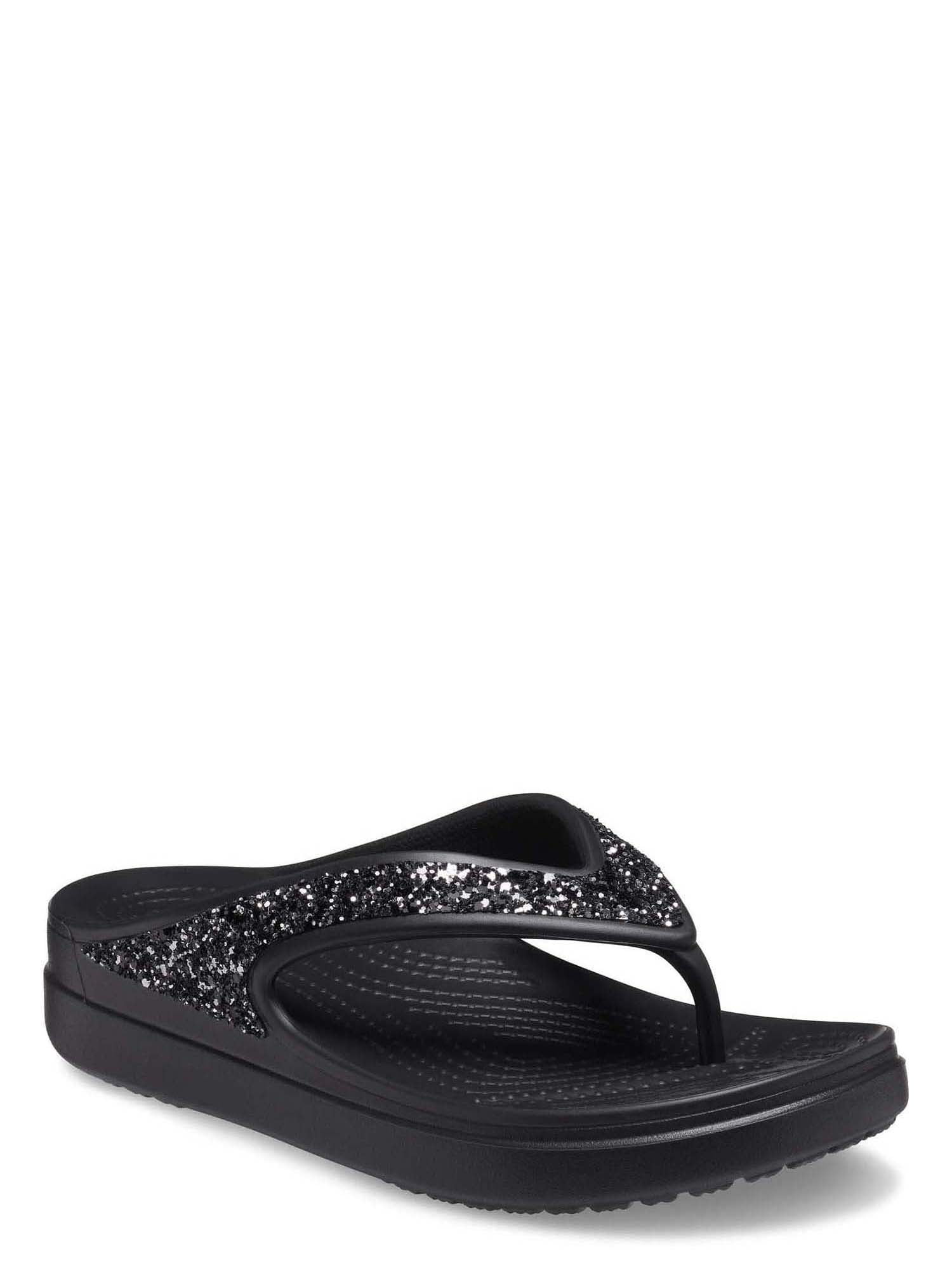 Crocs Women's Sloane Glitter Flip Sandals - Walmart.com