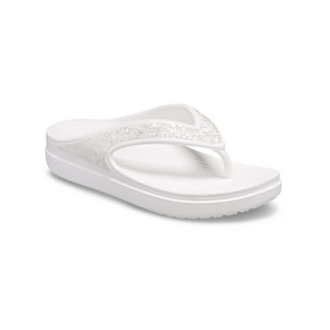 Crocs Women's Sloane Glitter Flip Sandals