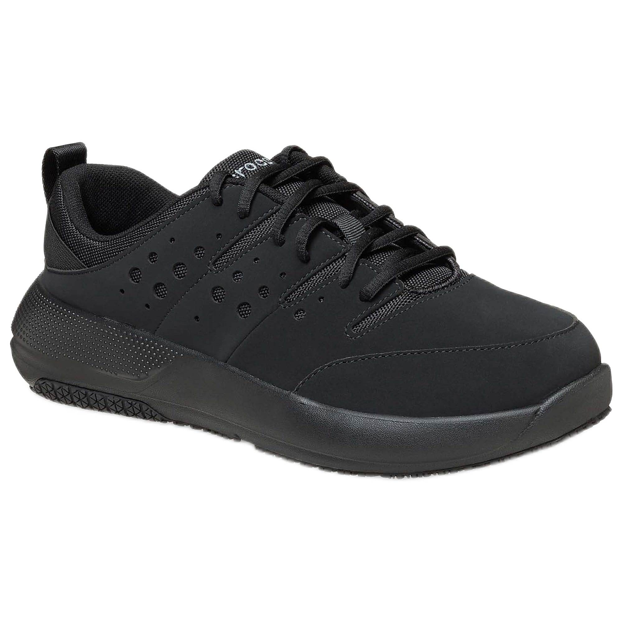 Crocs at Work Women's On The Clock Slip Resistant Work Sneaker - Wide Available