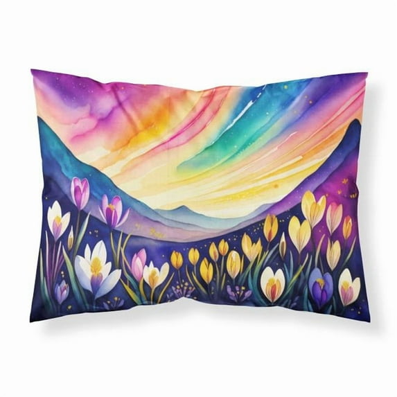 Crocus in Color Fabric Standard Pillowcase