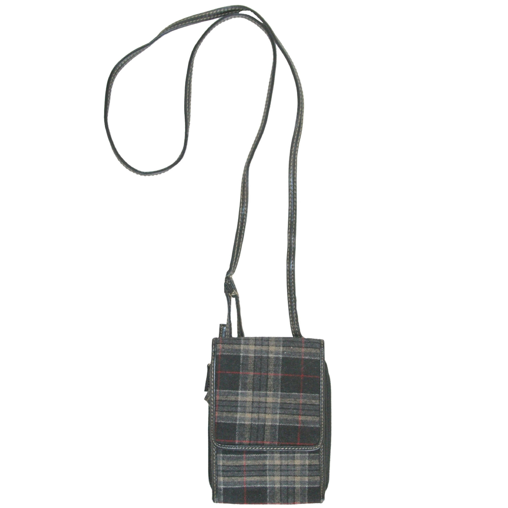 CROFT & BARROW Plaid Organizer Crossbody