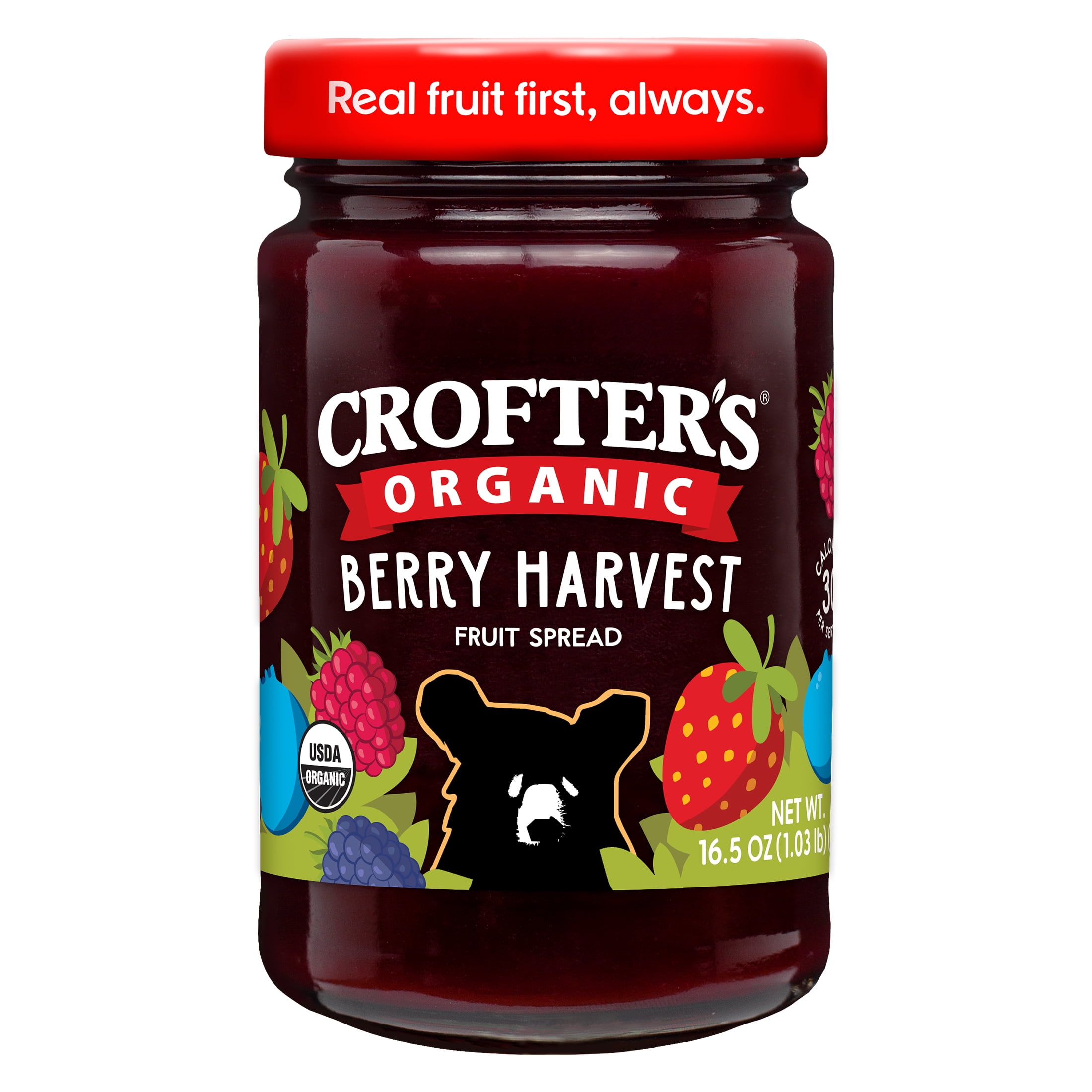 Crofters Organic Berry Harvest Premium Fruit Spread, 16.5 oz