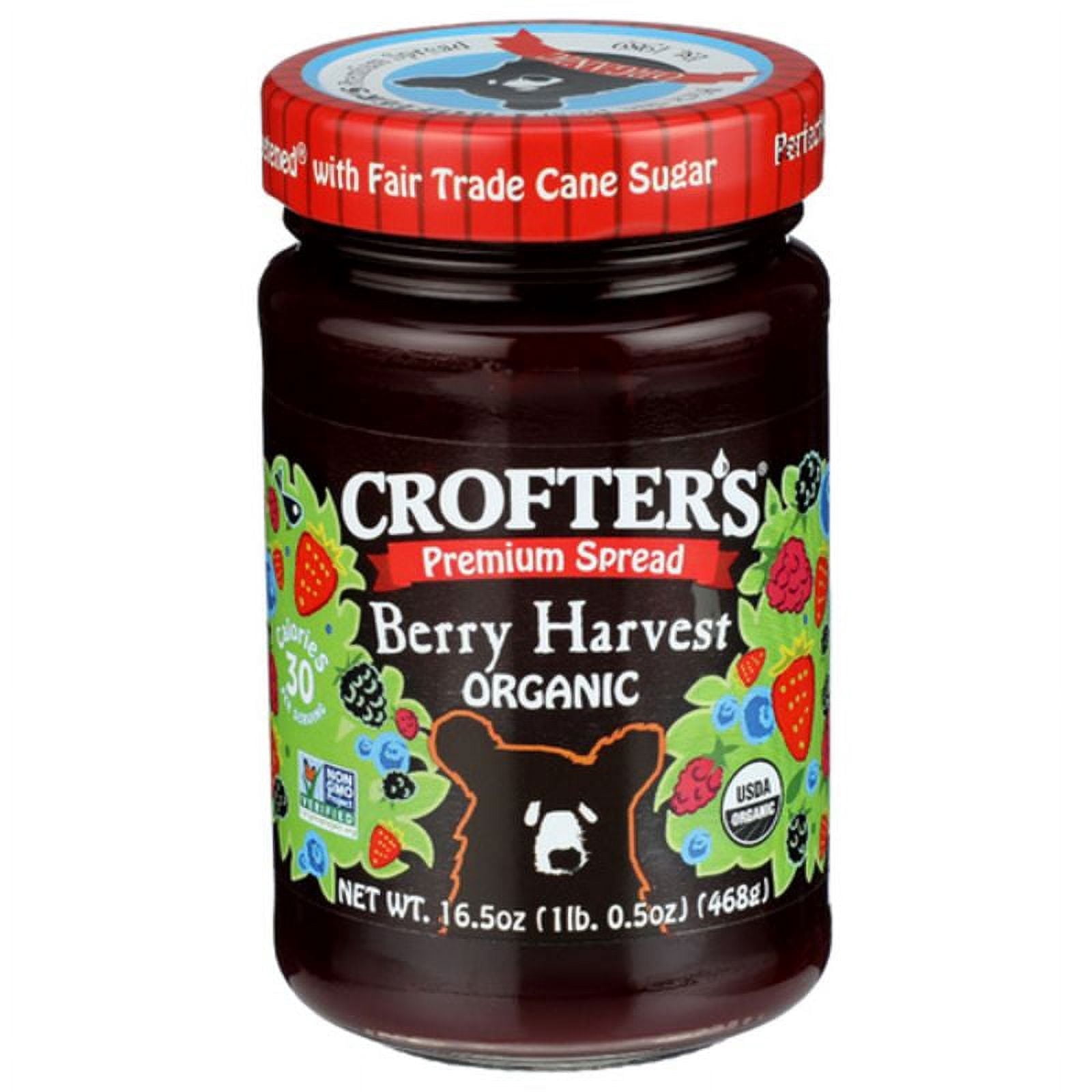 Crofter's Organic Berry Harvest Premium Spread 16.5 oz Pack of 2 ...