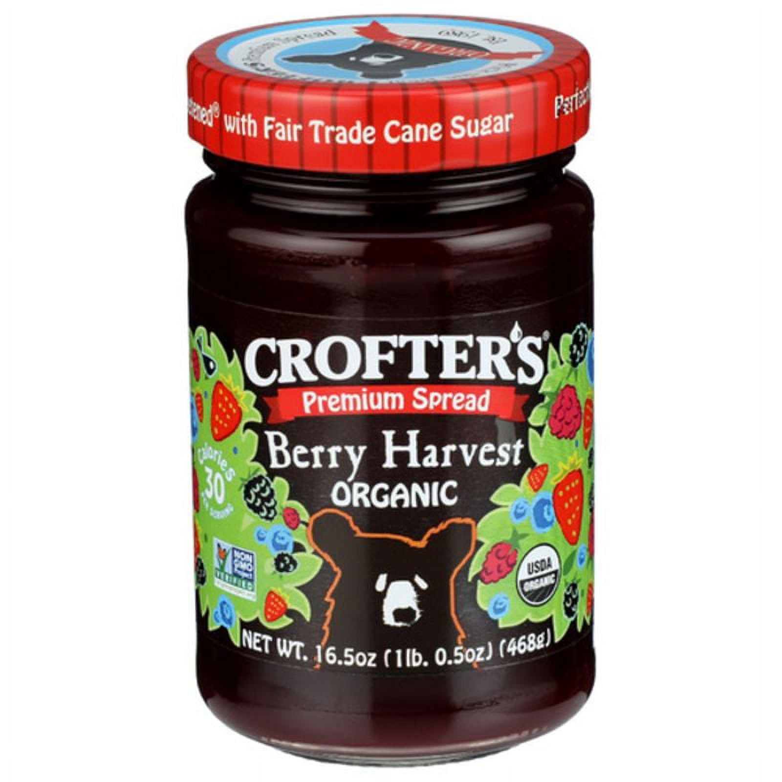Crofter's Organic Berry Harvest Premium Spread 16.5 oz Pack of 2 ...