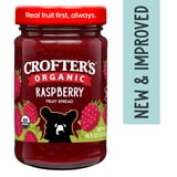 Crofters Organic Seedless Raspberry Fruit Spread, Low Sugar Jam, 16.5 ...