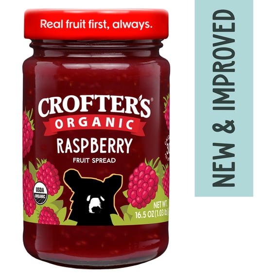 Crofter’s Organic Raspberry Premium Fruit Spread, 16.5 oz