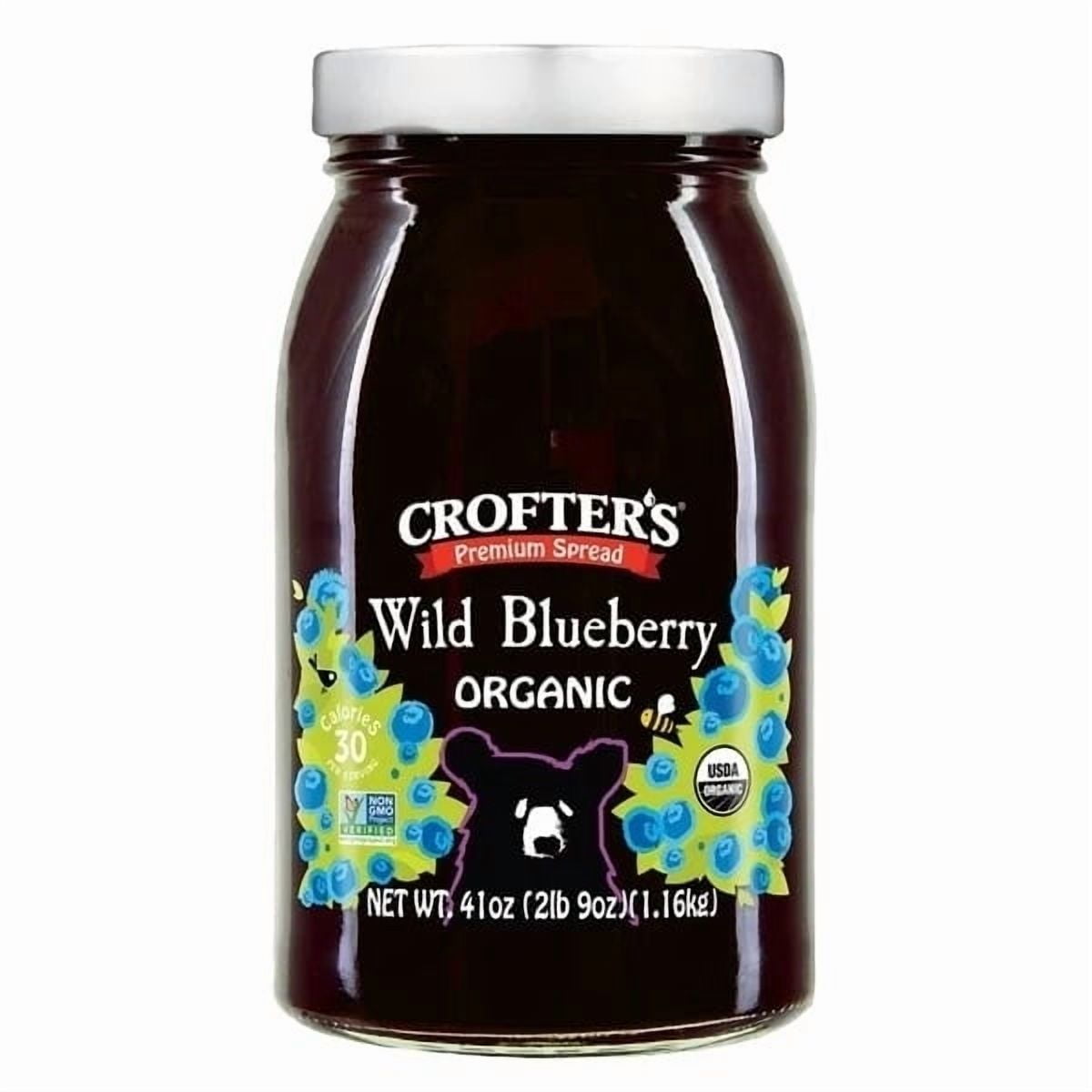 Crofter's Organic Wild Blueberry Spread, 41 Ounce