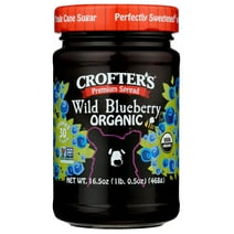 Crofters Fruit Spread Organic Premium Blueberry, 16.5 oz