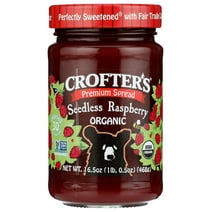 Crofters Fruit Spread Organic Premium Raspberry, 16.5 oz