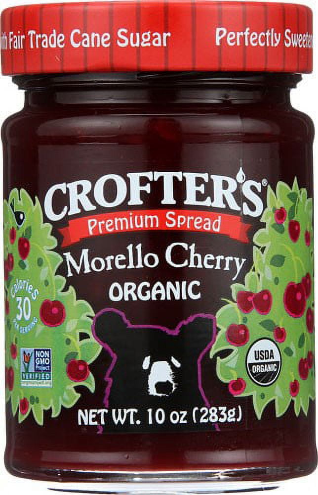 Crofters Organic Fruit Spread Morello Cherry 10 oz