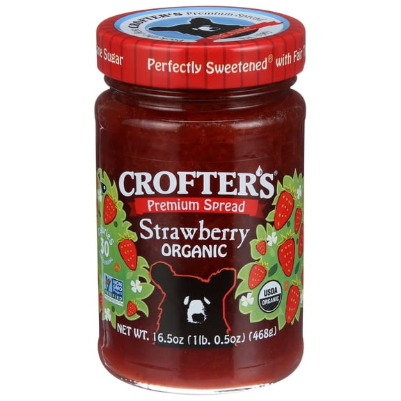 Crofters Organic Strawberry Conserve, 16.5 Ounce -- 6 per case.