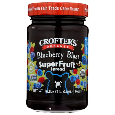 (Price/case)Crofters - Prem Sprd Blueberry - Case of 6 - 16.5 OZ