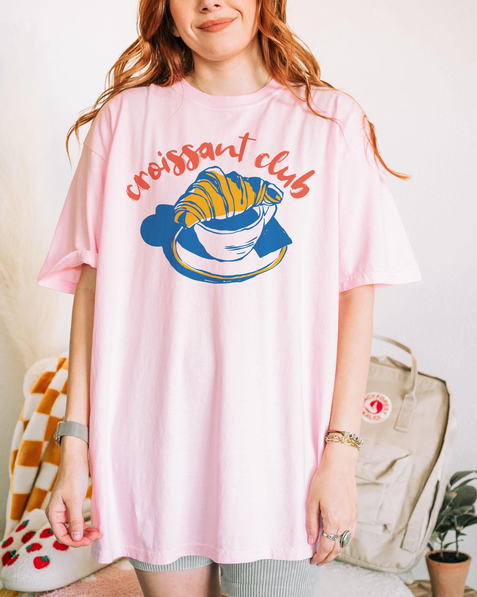 Croissant Shirt, Croissant Club Shirt, Breakfast Tshirt, French Cafe ...