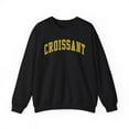 thumbnail image 1 of Croissant Sweatshirt Gifts Crew Neck Shirt Long Sleeve Unisex, 1 of 7