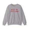 thumbnail image 1 of Croissant Sweatshirt Gifts Crew Neck Shirt Long Sleeve Unisex, 1 of 7