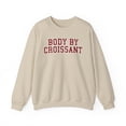 thumbnail image 1 of Croissant Sweatshirt Gifts Crew Neck Shirt Long Sleeve Unisex, 1 of 7