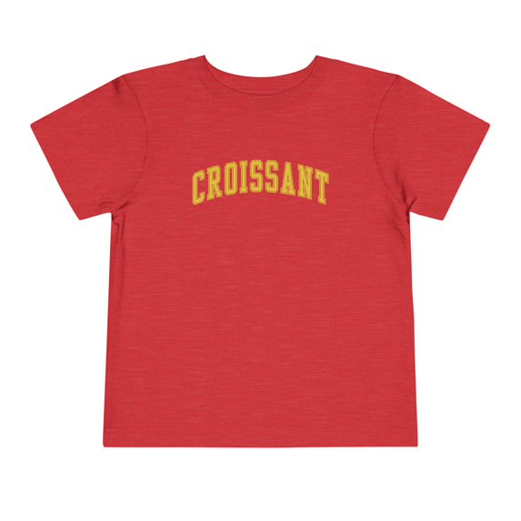 Croissant Toddler Shirt Gifts Boy Girl Size 2T-5T
