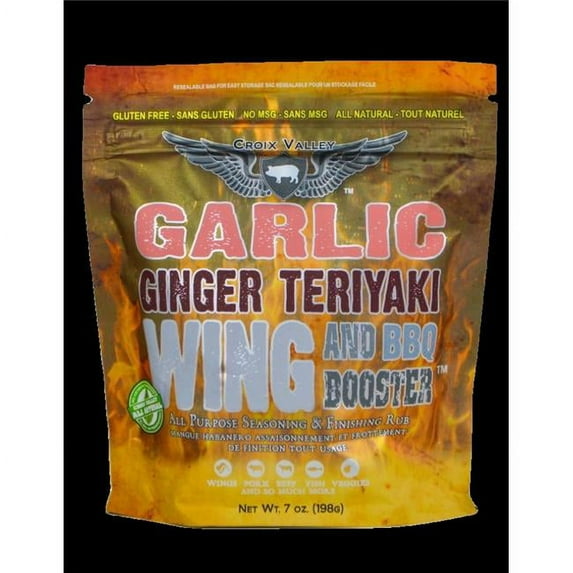 Croix Valley Garlic Ginger Teriyaki Wing and BBQ Booster