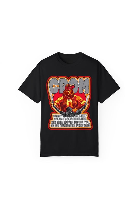 Crom Unisex Garment-Dyed T-shirt