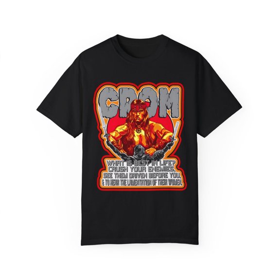 Crom Unisex Garment-Dyed T-shirt