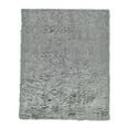 thumbnail image 1 of Cromwell Luxurious Shag Accent Rug, 3in Thick, Cool Gray, 1ft-8in x 2ft-10in, 1 of 11