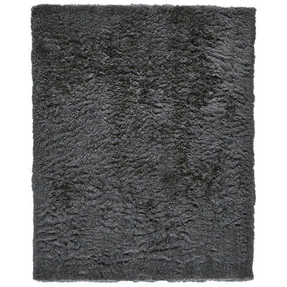 Cromwell Luxurious Shag Rug, 3in Thick, Graphite Gray, 5ft x 8ft Area Rug