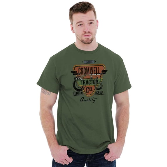 Cromwell Tractor Co. Farmer Life Men's Graphic T Shirt Tees Brisco Brands X