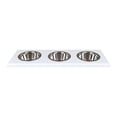 thumbnail image 1 of Cronus Quart Three Bowl White Enamel Pet Food Holder, 1 of 4