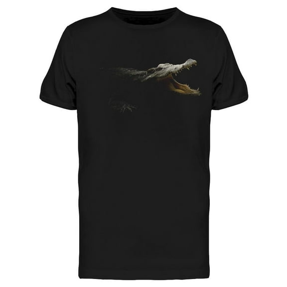 Croodile In Darkness T-Shirt Men -Image by Shutterstock, Male Small