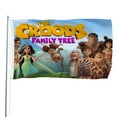thumbnail image 1 of The Croods-themed Printed Flag Perfect gift for fans, friends, and family members, and suitable for indoor and outdoor activities, party decorations.16"x24" (40cm×60cm), 1 of 6