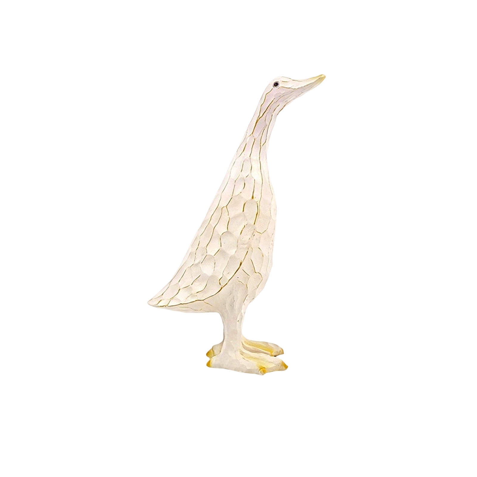 Crooked Duck Garden Ornament, Outdoor Yard Decoration with Playful ...