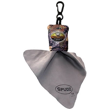 Crooked Horn "Spudz" Binocular or Lens Cleaning Cloth with Strap Hook