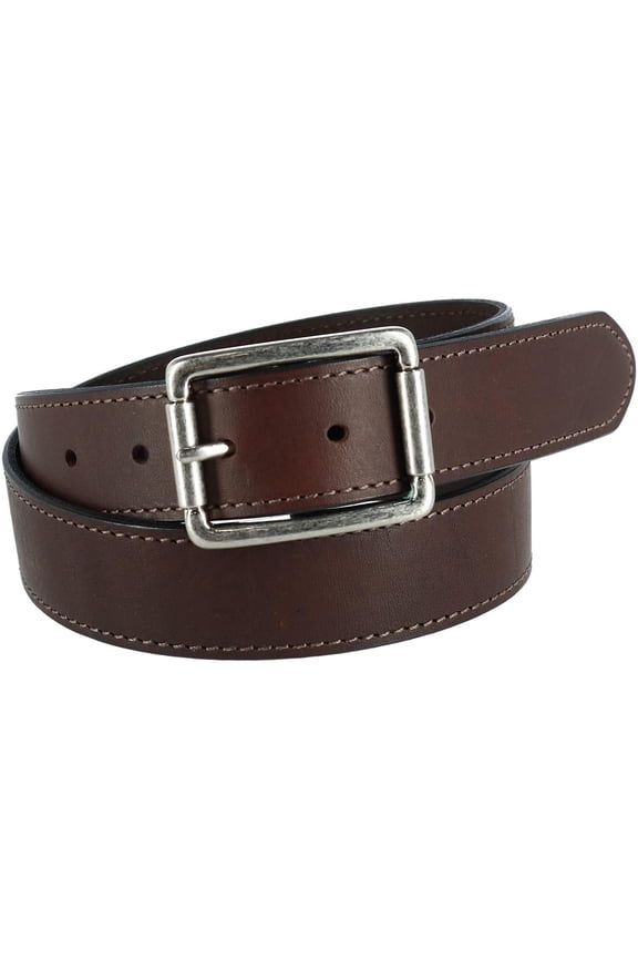 Newcastle Natural Grain Leather Belt with Roller Buckle (Men)