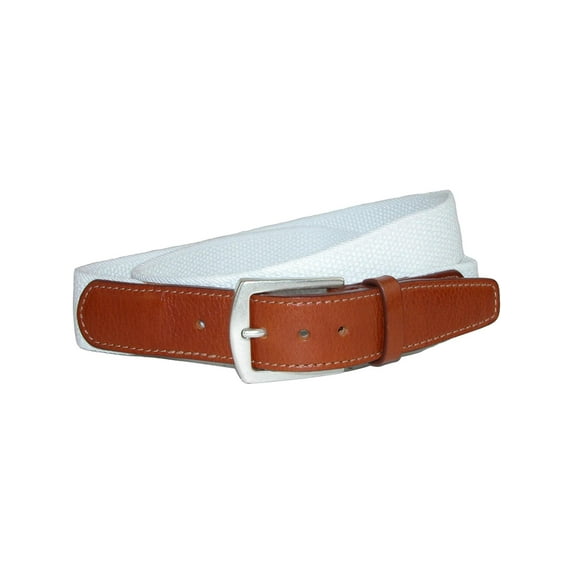 CrookhornDavis Newport Pique Cotton Woven Elastic Belt (Men)
