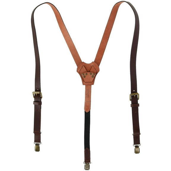 CrookhornDavis  The Bristol Clip End Leather Braces with Elastic Backstrap (Men)