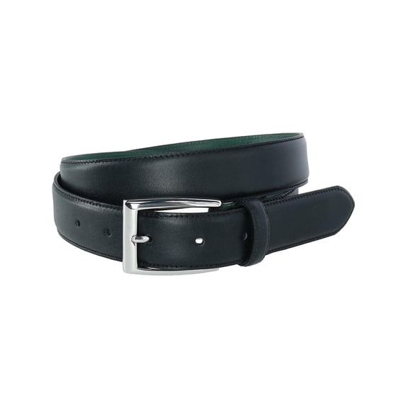 CrookhornDavis  The Edward Slim Calfskin Leather Belt (Men)