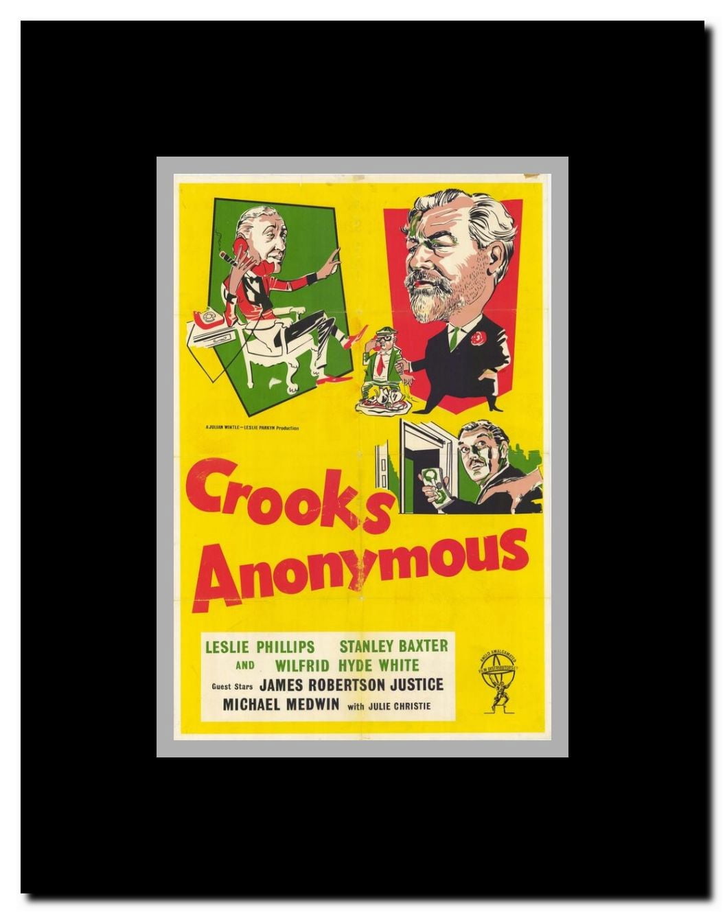 Crooks Anonymous Framed Movie Poster