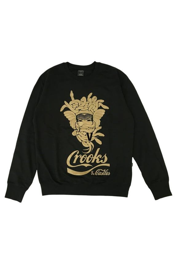 CC Medusa Crewneck Sweatshirt Black