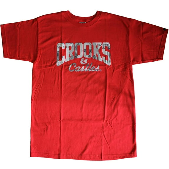 Crooks & Castles Currency Core T-shirt True Red