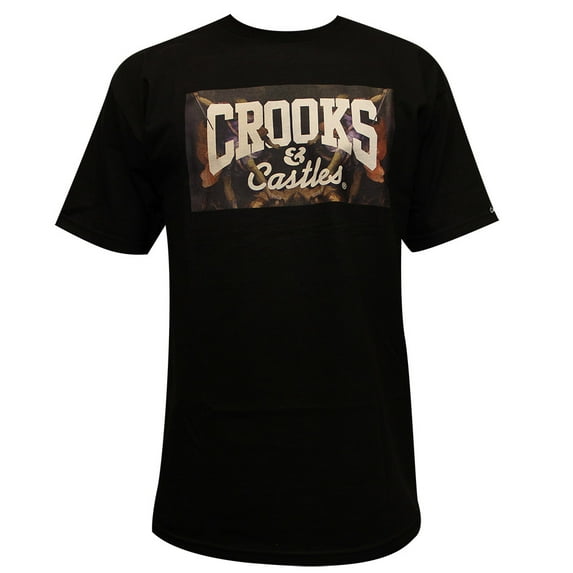 Crooks & Castles Hierarchy Core Logo T-Shirt Black
