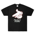 thumbnail image 1 of Crooks & Castles Men's Airgun Logo Graphic Tee T-Shirt (Small, Black/Red), 1 of 1